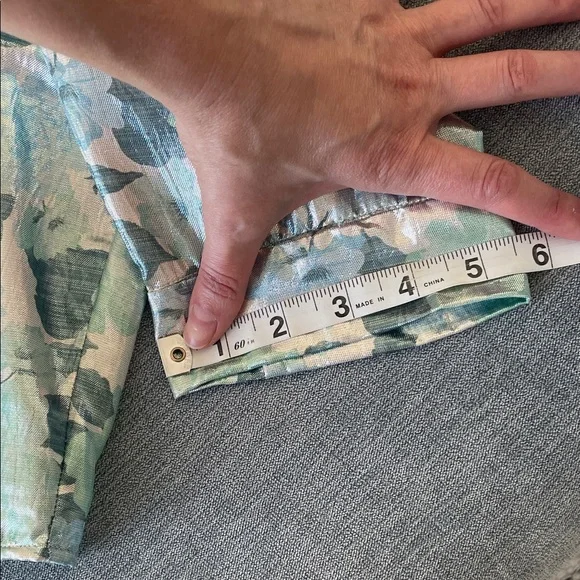 Zara Shimmering Floral Blouse - Blue and Silver ♥️ - Picture 9 of 13